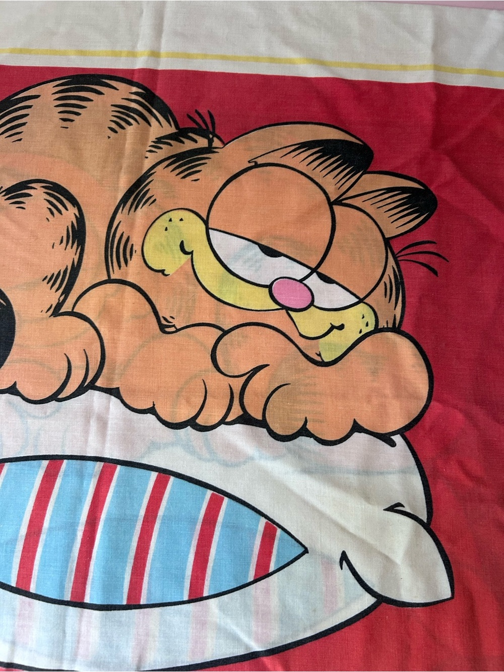 Garfield Vintage 1978 Queen size double sided Pillowcase - Picture 3 of 15